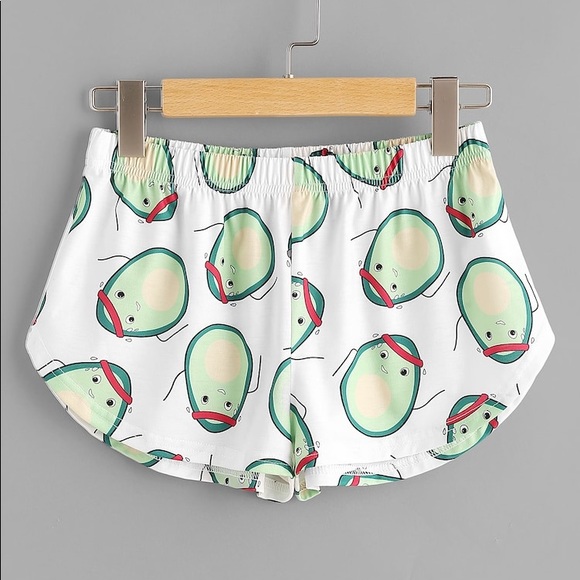 Avo cardio 🥑 avocado pajamas pj set shorts top - Picture 5 of 5